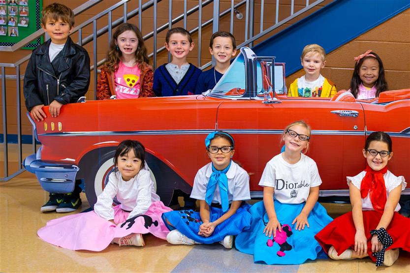 Students dress up for '50s day